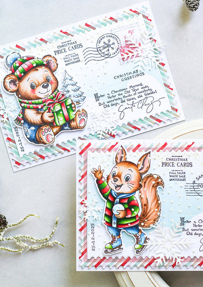 SL Clear Stamp Winter Bear Essentials 74x105x1mm 1 Pieces