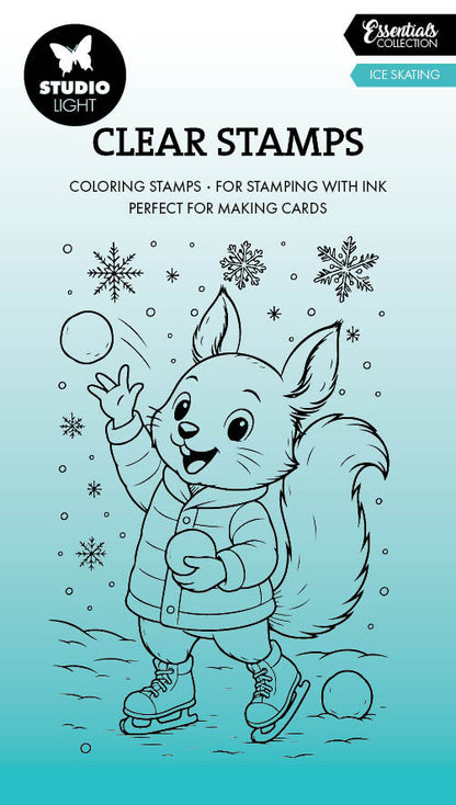 SL Clear Stamp Ice Skating Essentials 74x105x1mm 1 Pieces
