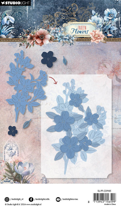 SL Matrice de coupe Fleurs givrées 5 pièces