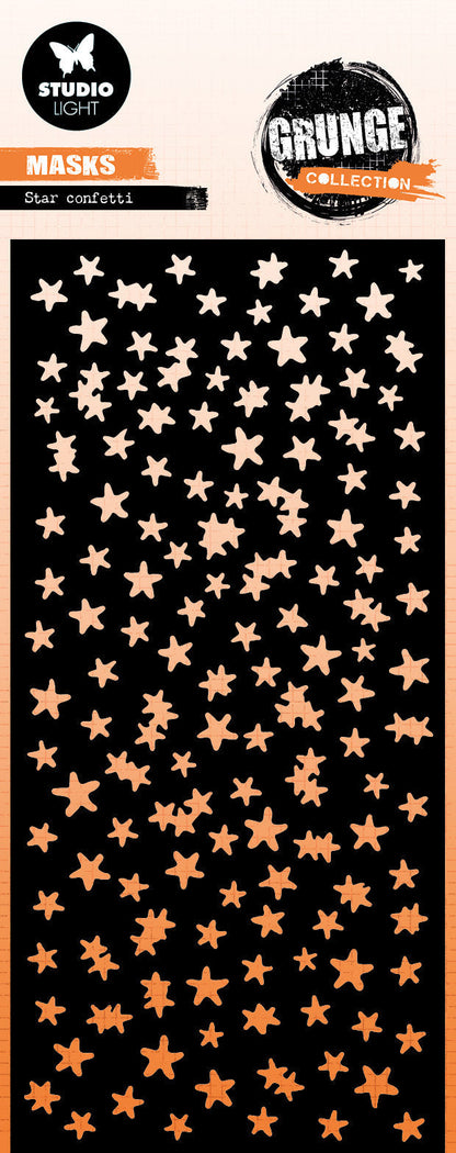 SL Mask Star Confetti Grunge Collection 1 Pieces