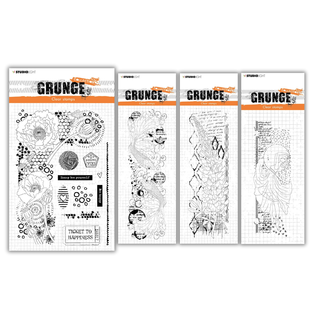 Lot de tampons grunge (4 tampons)