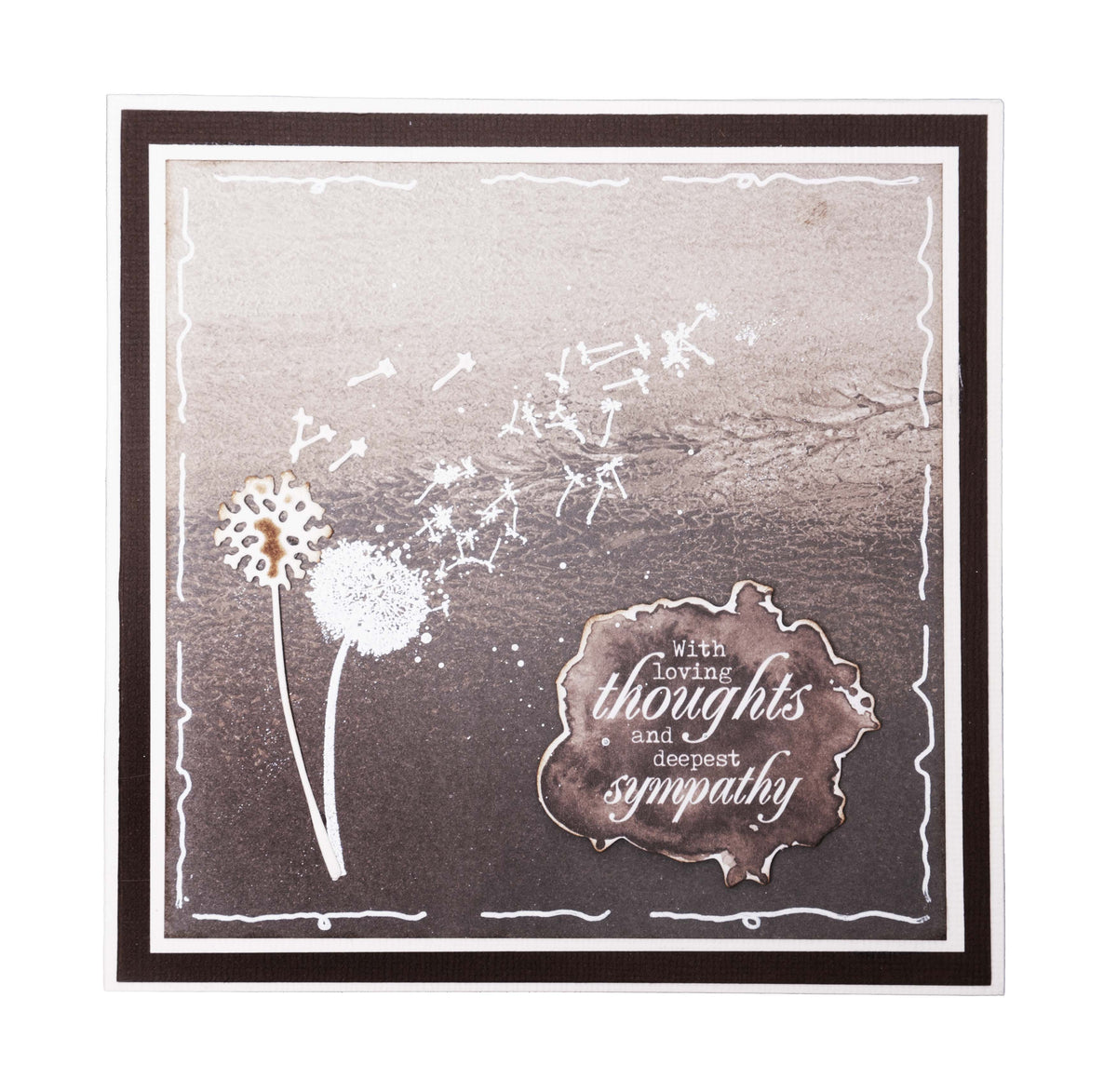 SL Blocs d'éléments en papier découpés In Loving Memory 148x210x5mm 20 FH n°67