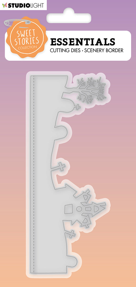 Matrice de découpe SS bordure Cimetière Douces Histoires Essentiels 56x143x1mm 1 pièce n°400