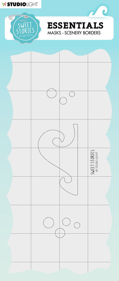 Masque SS Scène Aquatique Douces Histoires 150x210x1mm 1 pièce n°122