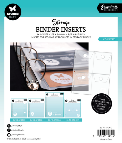 SL Rangement Insert 3x Inserts Pour A7+ Essentials 3 Pièces