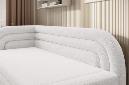 Canapé convertible Fabillo - Blanc nacré