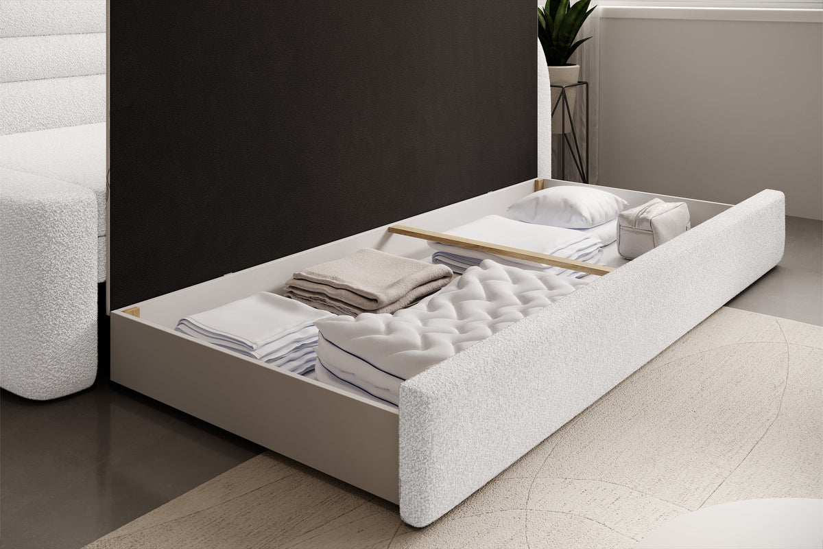 Canapé convertible Fabillo - Blanc nacré