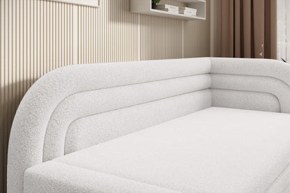 Canapé convertible Fabillo - Blanc nacré