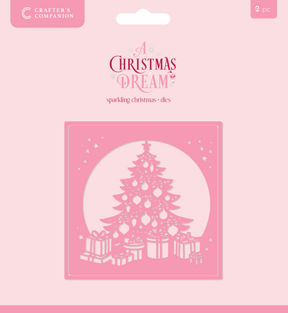 Sara Signature A Christmas Dream Metal Dies Create a Card - Sparkling Christmas