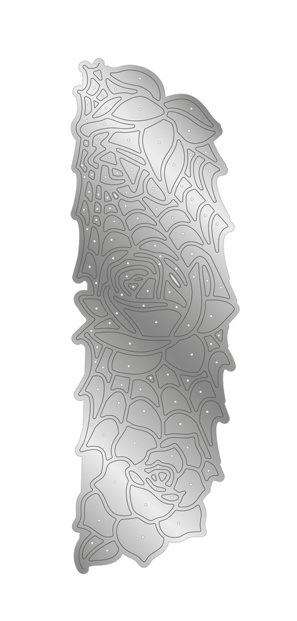 Sara Signature Thorn & Bloom Die de découpe en métal Edge'able - Filigrane rose nuit