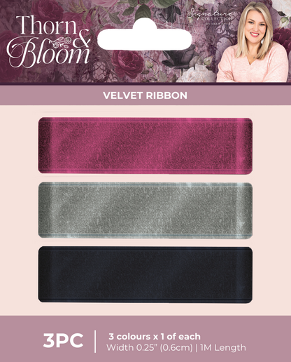 Sara Signature Thorn & Bloom - Ruban de velours