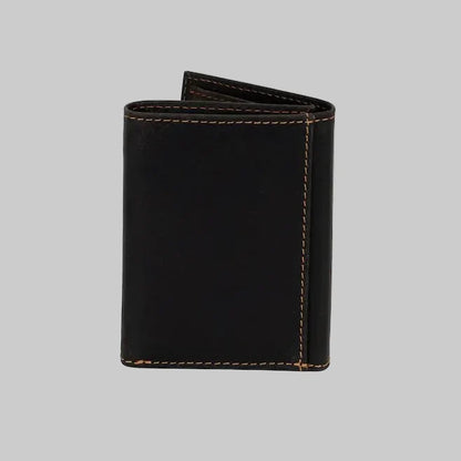 Greenwood Leather Men’s Tri-Fold RFID Wallet