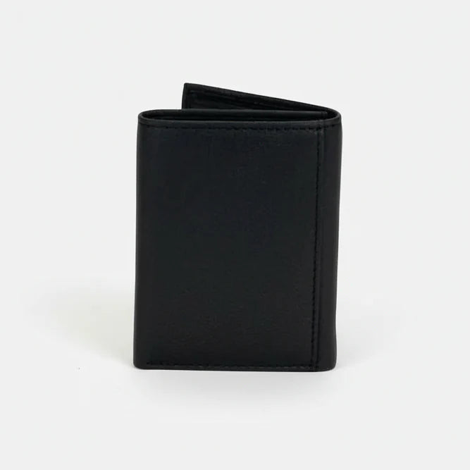 Greenwood Leather Men’s Tri-Fold RFID Wallet