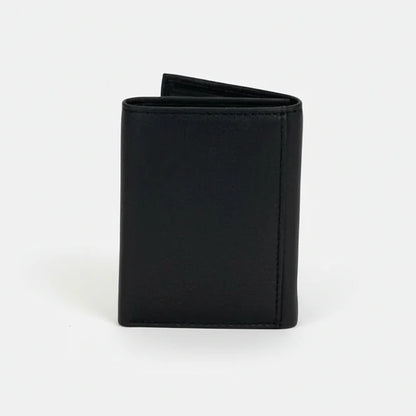 Greenwood Leather Men’s Tri-Fold RFID Wallet