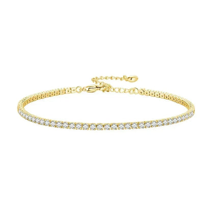 925 Sterling Silver CZ Tennis Bracelet