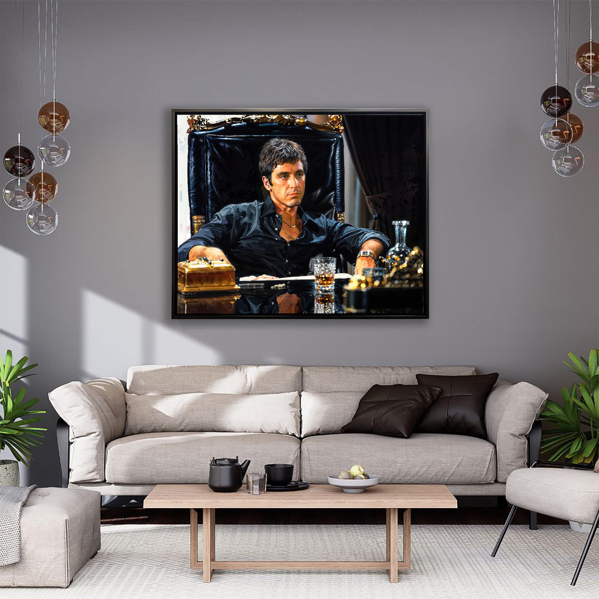 Wall art Scarface art -Scene Movie