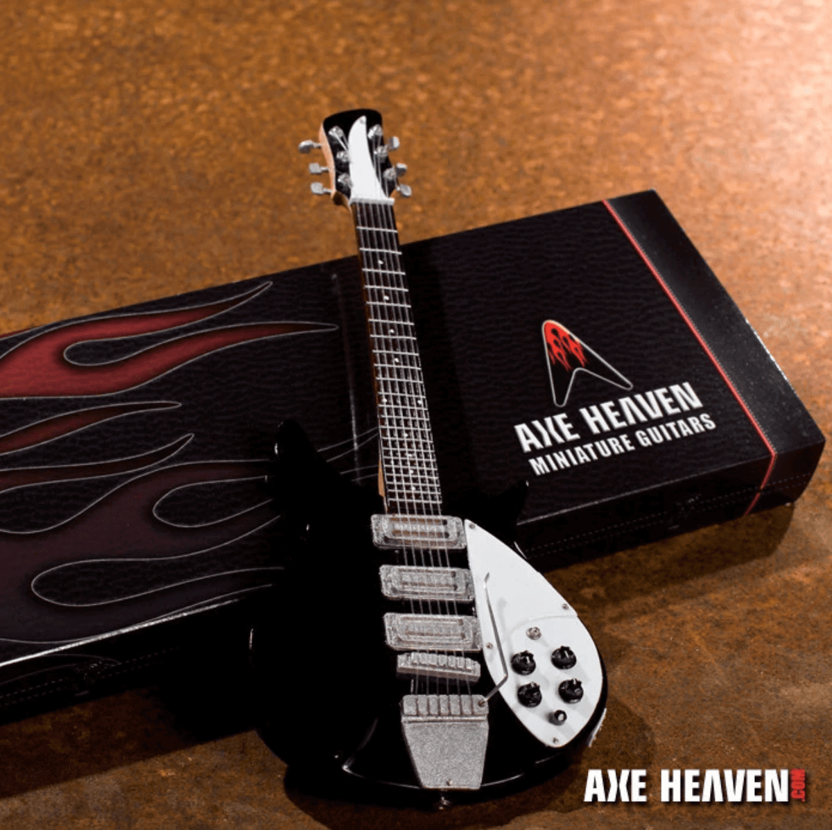 John Lennon “Ed Sullivan Show” Miniature Guitar Replica Collectible - Fab Four