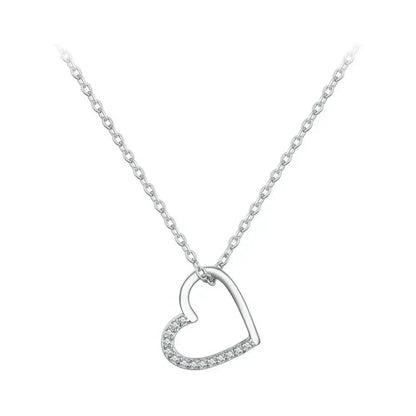 Collier à Chaîne en Argent Sterling 925 Véritable pour Femme - Bijoux Fins 46 cm