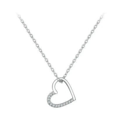 Collier à Chaîne en Argent Sterling 925 Véritable pour Femme - Bijoux Fins 46 cm