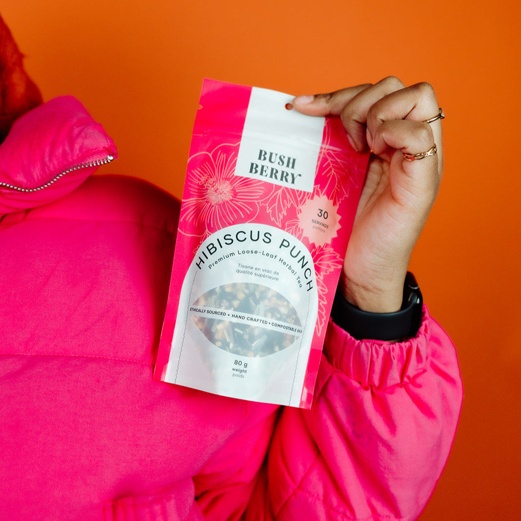 Thé glacé biologique à l'hibiscus