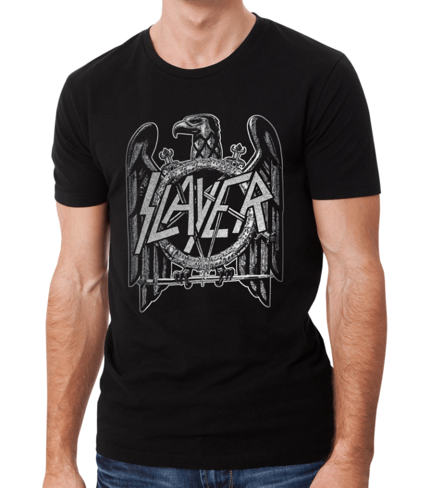 Slayer Vintage Silver Eagle T-Shirt