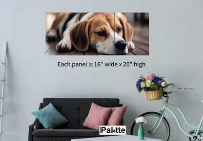 Impressions sur toile divisées 3 panneaux Triptyque 40,64 cm x 50,8 cm chaque panneau