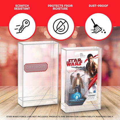 Présentoir en Acrylique Transparent EVORETRO pour Figurine Star Wars Force Link - Pack de 1