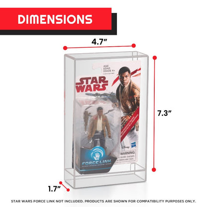 Présentoir en Acrylique Transparent EVORETRO pour Figurine Star Wars Force Link - Pack de 1