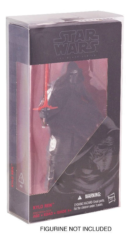 Star Wars The Black Series 6" ROUGE Le Réveil de la Force (Boîte Noire) - Protections EVORETRO PET - Lot de 10