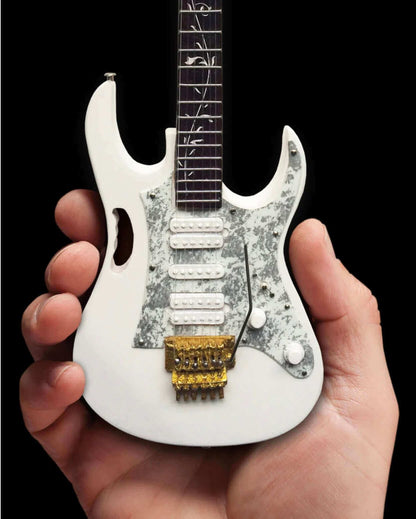 Steve Vai Signature White JEM Miniature Guitar Replica Collectible