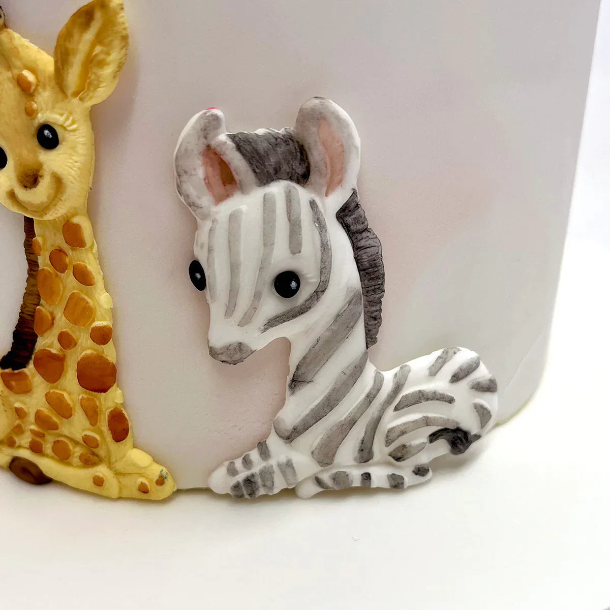 Moule en silicone Zèbre Doux Safari