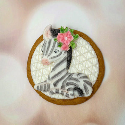 Moule en silicone Zèbre Doux Safari