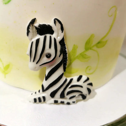 Moule en silicone Zèbre Doux Safari