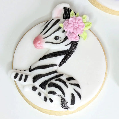 Moule en silicone Zèbre Doux Safari