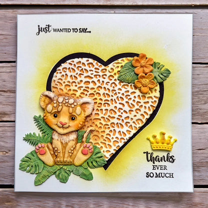 Moule en silicone Lionceau Safari Adorable