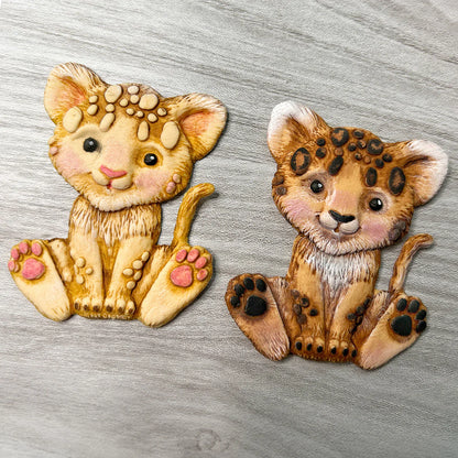 Moule en silicone Lionceau Safari Adorable