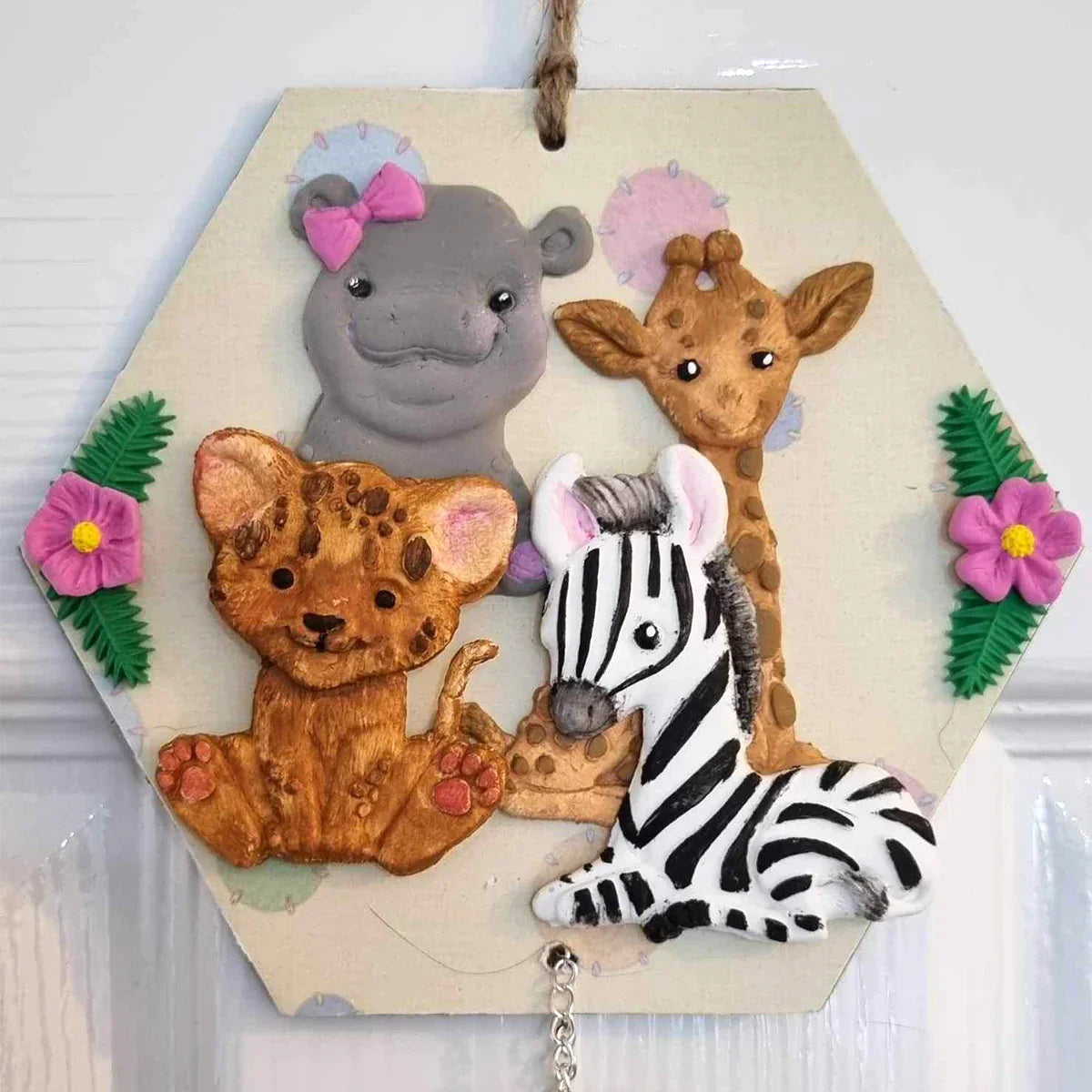 Moule en silicone Zèbre Doux Safari