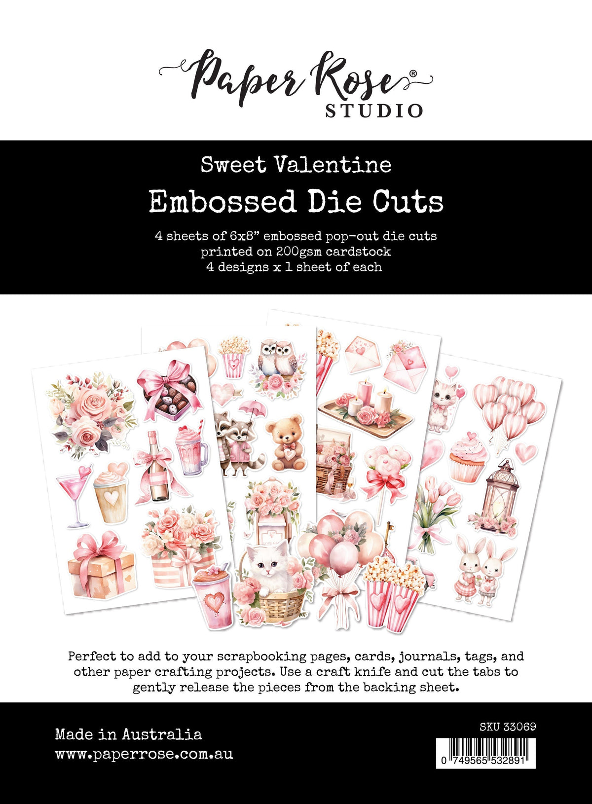 Découpes embossées Douce Saint Valentin 33069