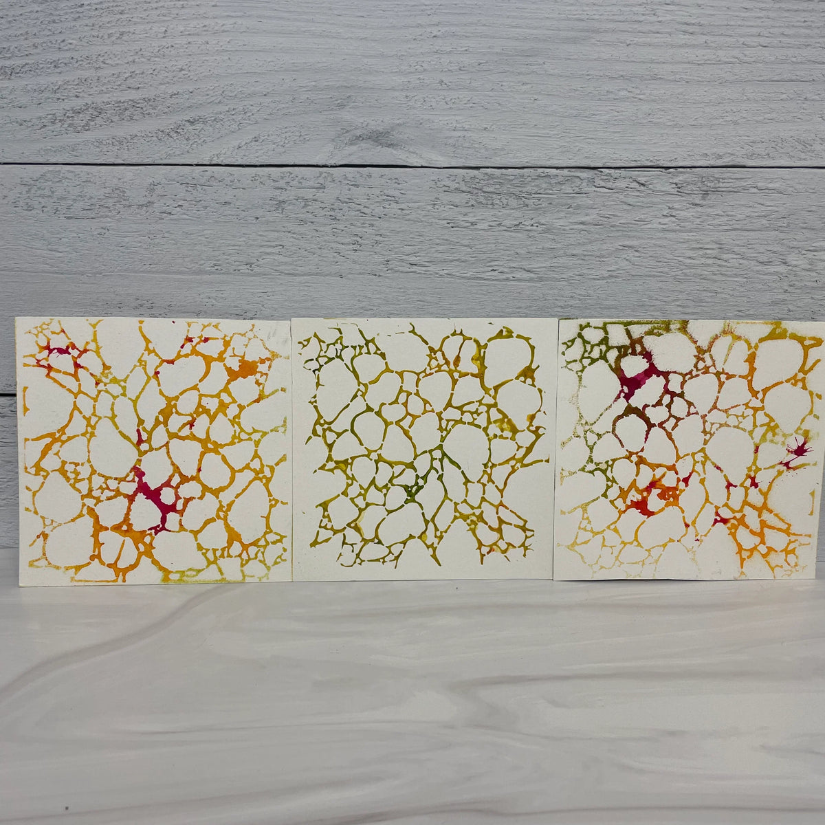 The Crafters Workshop Pochoir 6x6 Matière Organique