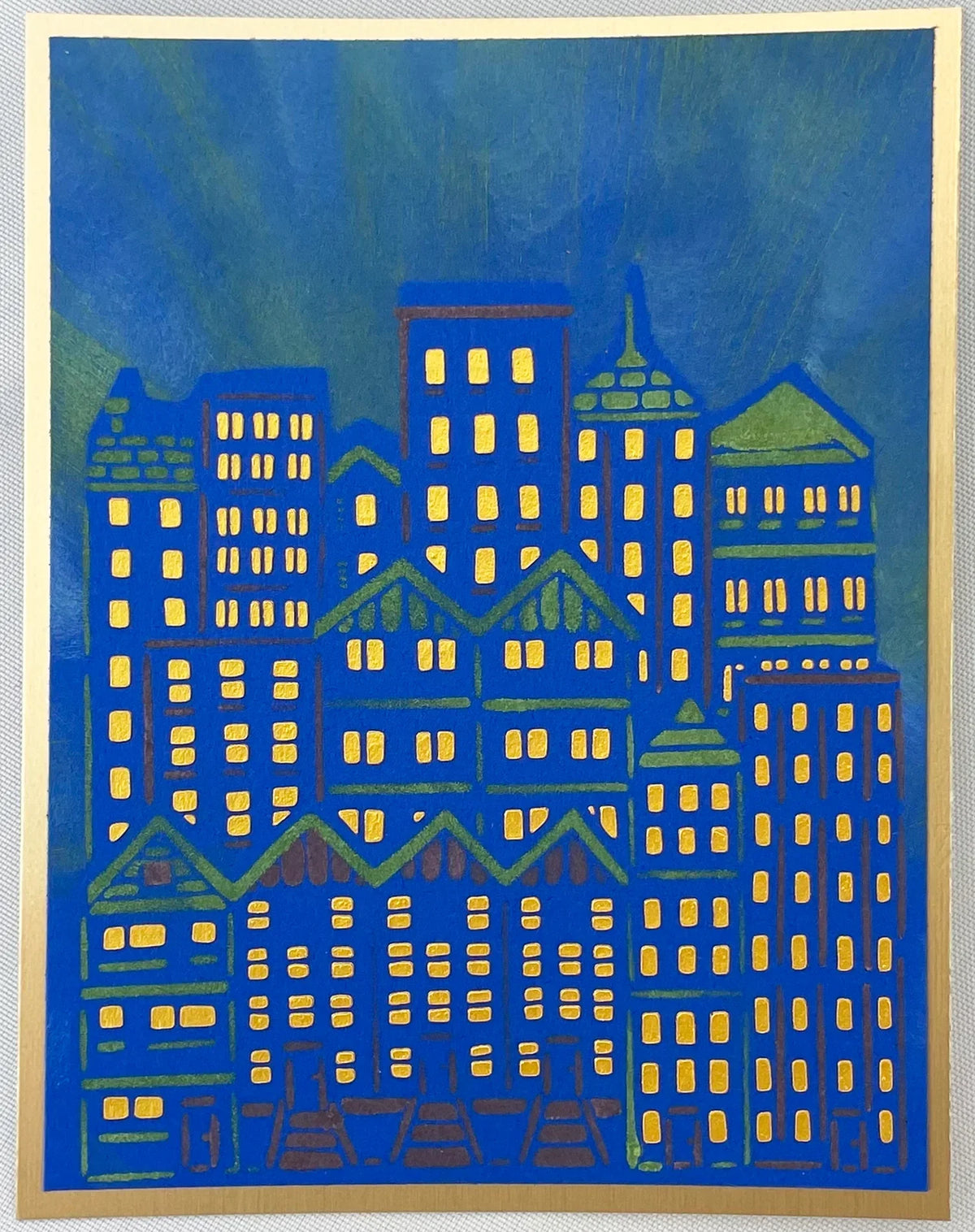 The Crafters Workshop A2 Layered Cityscape Buildings