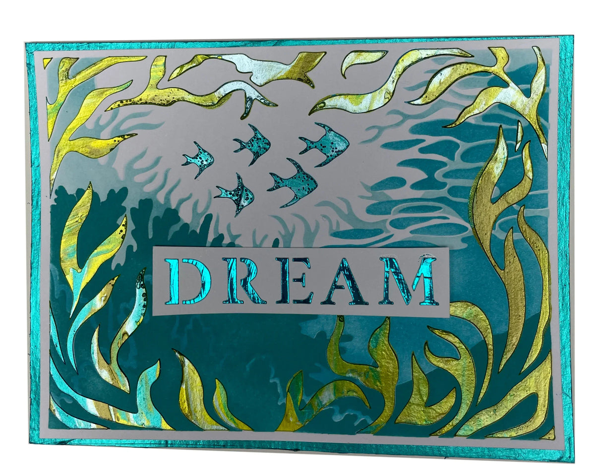 The Crafters Workshop Plaque de mots positifs