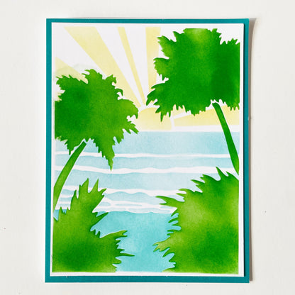 The Crafters Workshop Superposition Coucher de soleil tropical