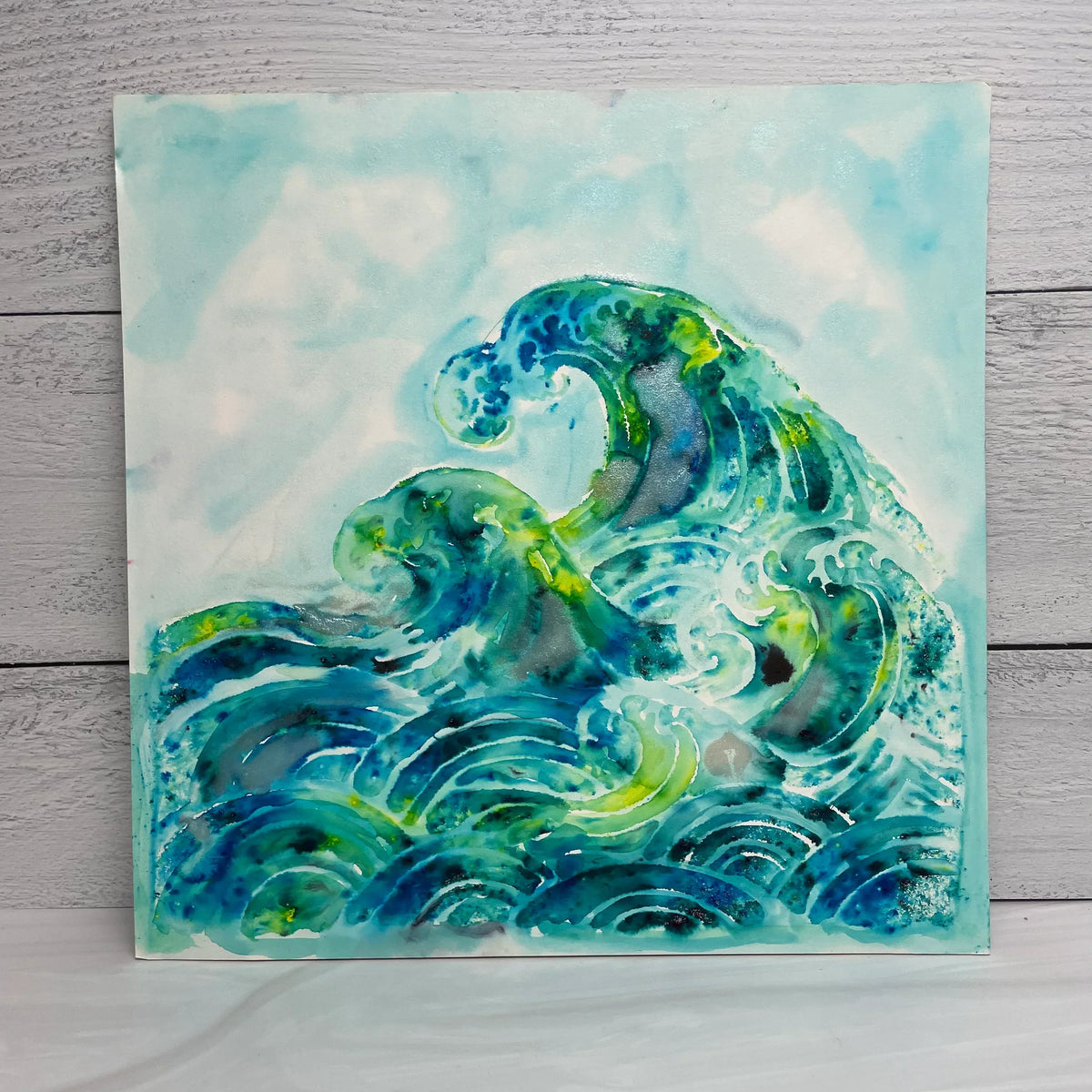 Gabarit The Crafters Workshop 15x15 cm Vague