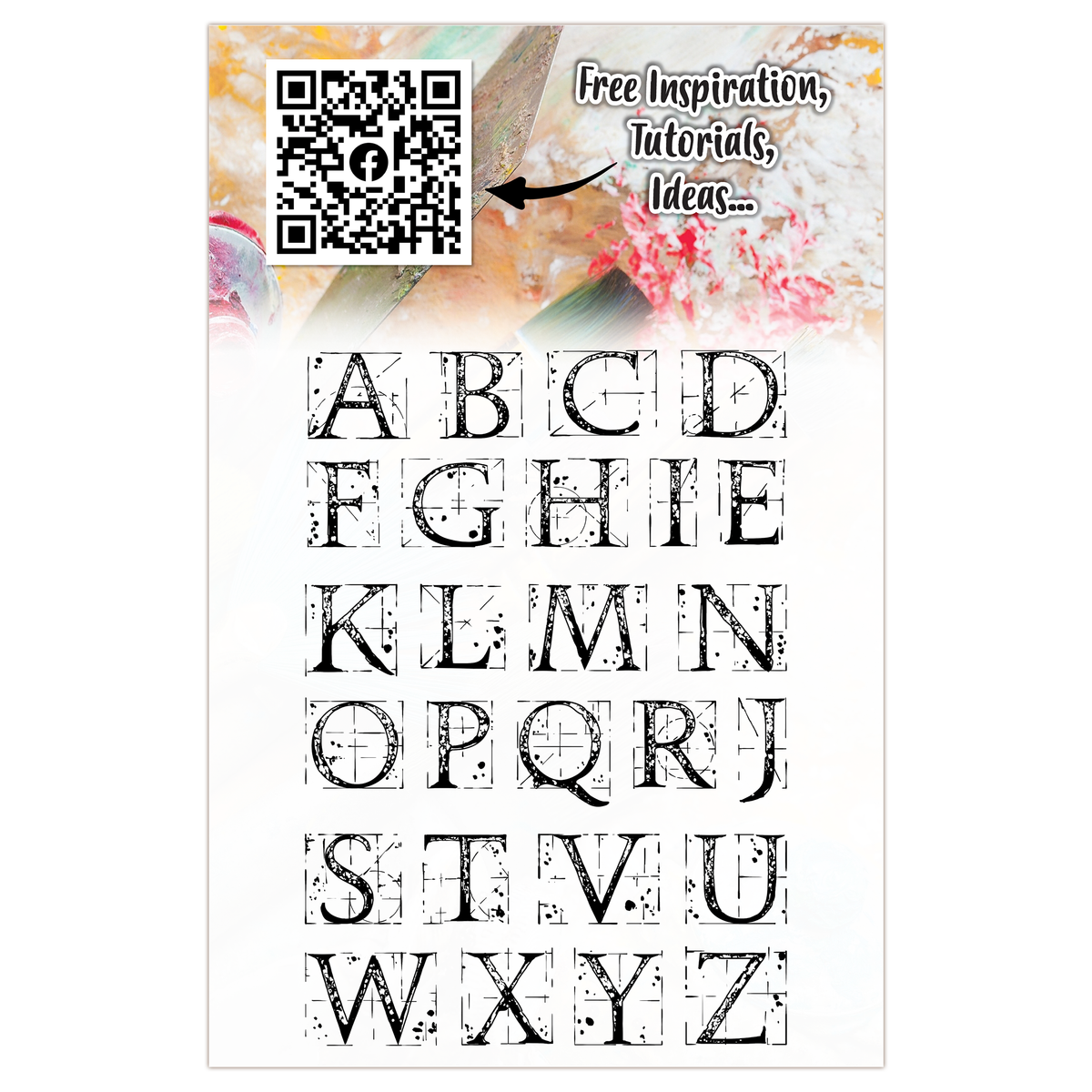 AALL and Create - A5 Stamp Set - Aged Manuscript