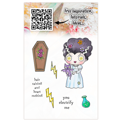 AALL and Create - Set de tampons A7 - La Fiancée de Frankie
