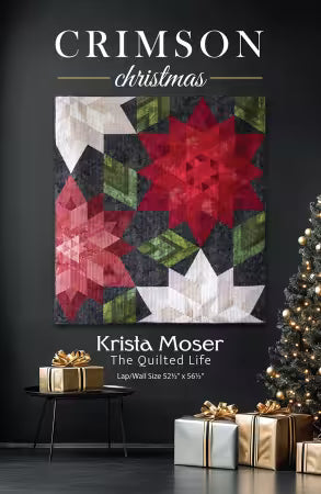 Patron de courtepointe Crimson Christmas par Krista Moser