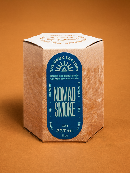 Bougie Nomad Smoke - Pin, eucalyptus & fumée