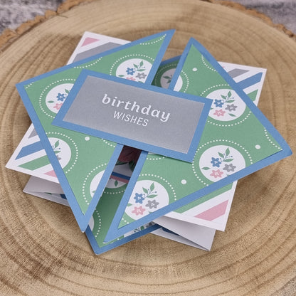 The Paper Boutique Sunny Gardens Bloc de Cartes Couleur 20,3 cm x 20,3 cm