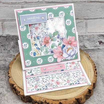The Paper Boutique Sunny Gardens Bloc de Cartes Couleur 20,3 cm x 20,3 cm