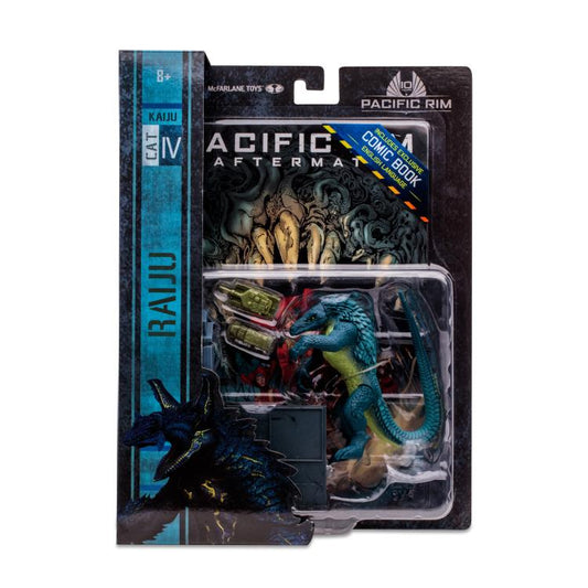 Pacific Rim : Aftermath Raiju Coffret de jeu figurine articulée 10 cm avec bande dessinée